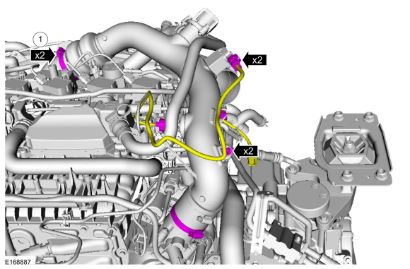 Ford Fusion. Transmission - 1.5L EcoBoost (118kW/160PS) – I4. Removal and Installation