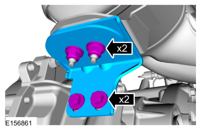 Ford Fusion. Transmission - 1.5L EcoBoost (118kW/160PS) – I4. Removal and Installation