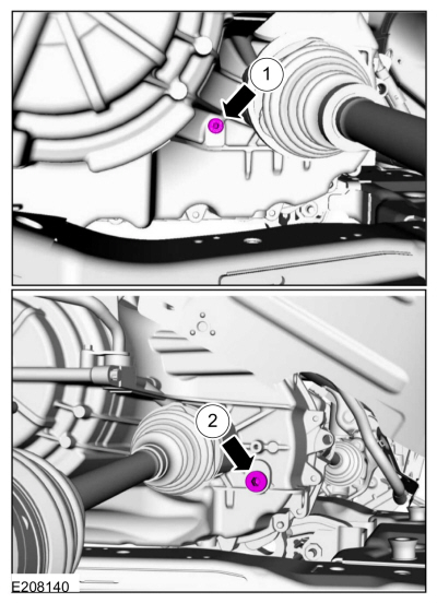 Ford Fusion. Transmission - 1.5L EcoBoost (118kW/160PS) – I4. Removal and Installation