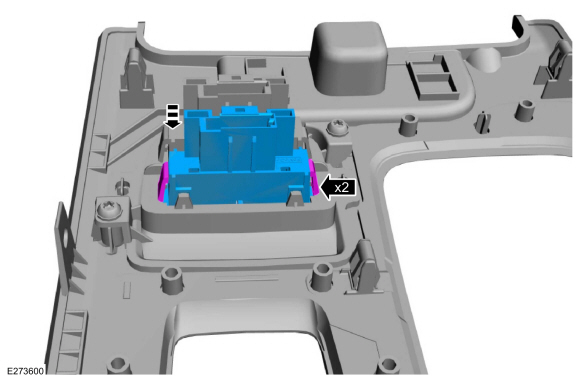 Ford Fusion. Transmission Control Switch (TCS). Removal and Installation