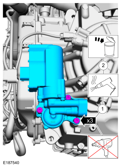 Ford Fusion. Transmission Fluid Auxiliary Pump. Removal and Installation