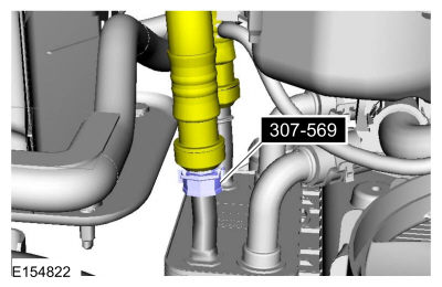 Ford Fusion. Transmission Fluid Cooler - 1.5L EcoBoost (118kW/160PS) – I4/2.5L Duratec (110kW/150PS). Removal and Installation