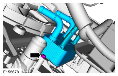 Ford Fusion. Transmission Fluid Cooler - 1.5L EcoBoost (118kW/160PS) – I4/2.5L Duratec (110kW/150PS). Removal and Installation