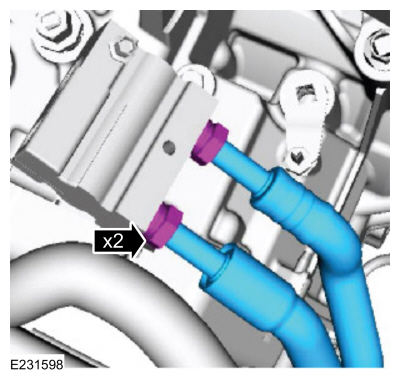 Ford Fusion. Transmission Fluid Cooler Tubes - 1.5L EcoBoost (110kW/150PS) – I4. Removal and Installation