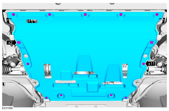 Ford Fusion. Transmission Fluid Cooler Tubes - 1.5L EcoBoost (110kW/150PS) – I4. Removal and Installation