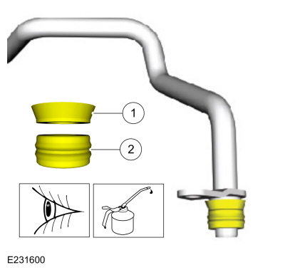 Ford Fusion. Transmission Fluid Cooler Tubes - 1.5L EcoBoost (110kW/150PS) – I4. Removal and Installation