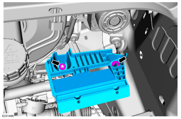 Ford Fusion. Transmission Fluid Cooler Tubes - 1.5L EcoBoost (110kW/150PS) – I4. Removal and Installation