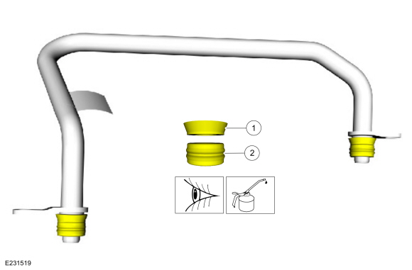 Ford Fusion. Transmission Fluid Cooler Tubes - 1.5L EcoBoost (110kW/150PS) – I4. Removal and Installation