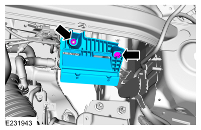 Ford Fusion. Transmission Fluid Heater Coolant Control Valve. Removal and Installation