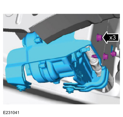 Ford Fusion. Transmission Range Control Module (TRCM). Removal and Installation