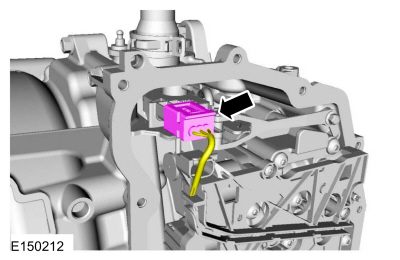 Ford Fusion. Transmission Range (TR) Sensor. Removal and Installation