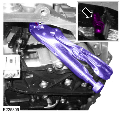 Ford Fusion. Transmission Range (TR) Sensor. Removal and Installation