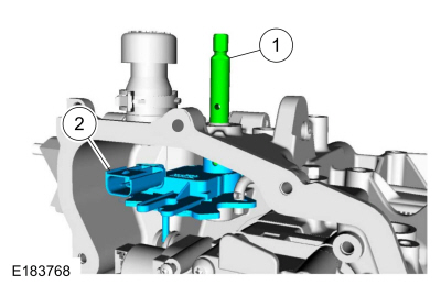 Ford Fusion. Transmission Range (TR) Sensor. Removal and Installation