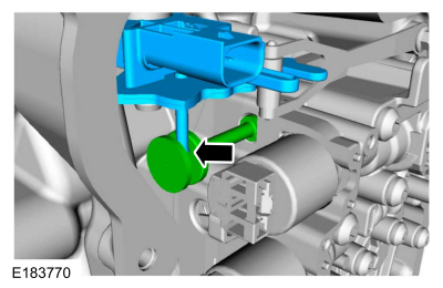 Ford Fusion. Transmission Range (TR) Sensor. Removal and Installation