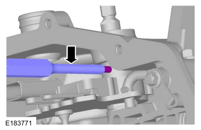 Ford Fusion. Transmission Range (TR) Sensor. Removal and Installation