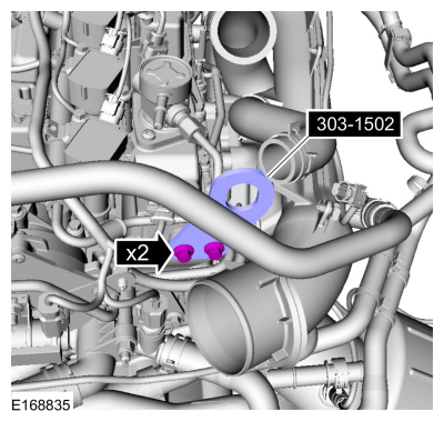 Ford Fusion. Transmission Support Insulator - 1.5L EcoBoost (118kW/160PS) – I4. Removal and Installation