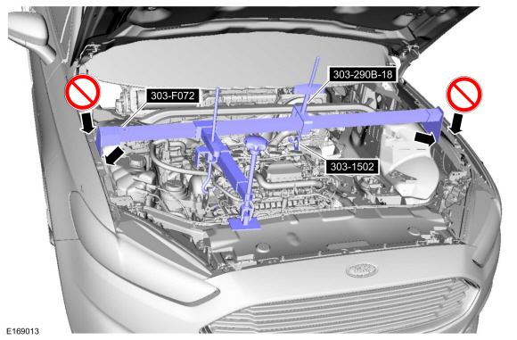Ford Fusion. Transmission Support Insulator - 1.5L EcoBoost (118kW/160PS) – I4. Removal and Installation