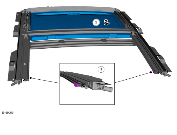 Ford Fusion. Trough Assembly. Removal and Installation