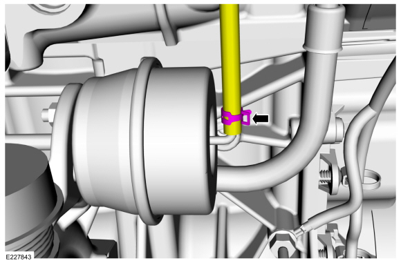 Ford Fusion. Turbocharger. Removal and Installation
