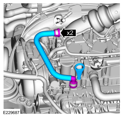 Ford Fusion. Valve Cover. Removal and Installation