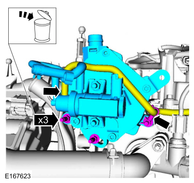 Ford Fusion. Variable Camshaft Timing (VCT) Unit. Removal and Installation