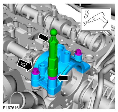 Ford Fusion. Variable Camshaft Timing (VCT) Unit. Removal and Installation