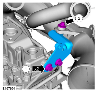 Ford Fusion. Variable Camshaft Timing (VCT) Unit. Removal and Installation