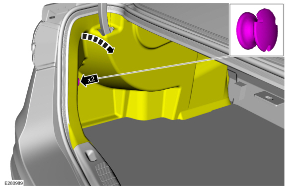 Ford Fusion. Vehicle Dynamics Control Module (VDM). Removal and Installation