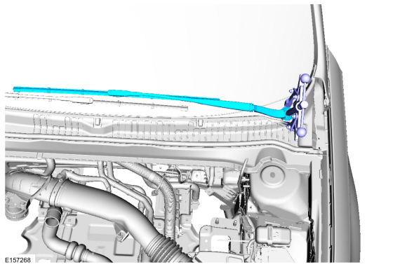 Ford Fusion. Windshield Wiper Pivot Arm. Removal and Installation